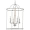 Progress Lighting Durrell Collection Four-Light Brushed Nickel Medium Foyer P500210-009 - alternate 1